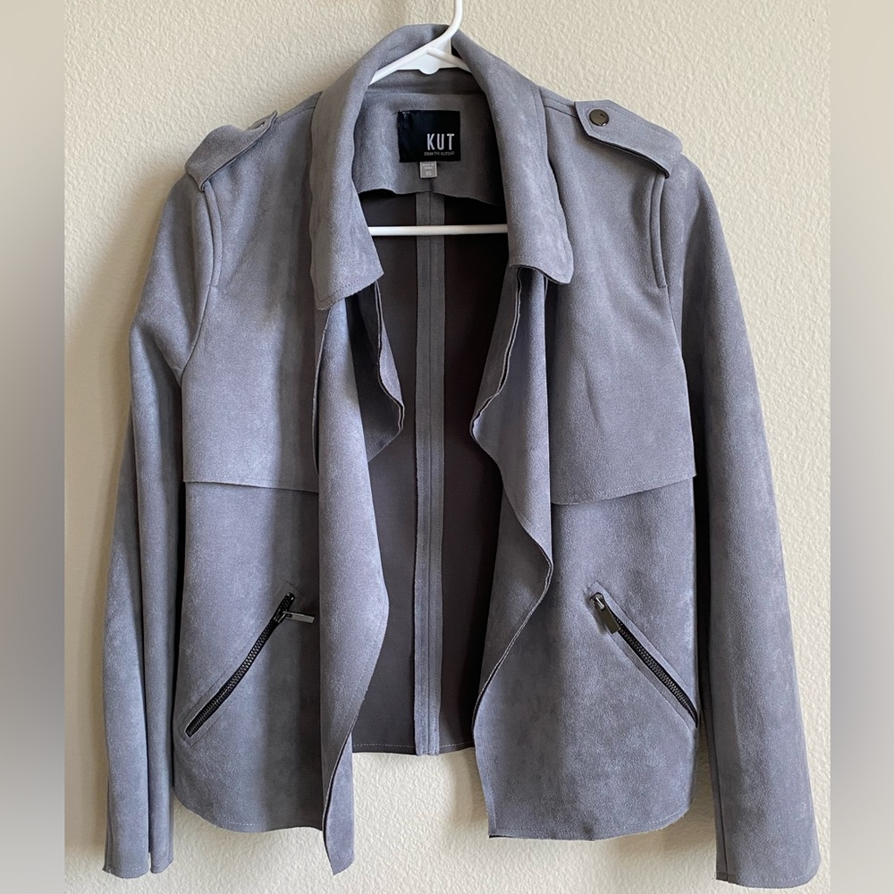 Kut from the Cloth, casual jacket. XS. Dove Gray.